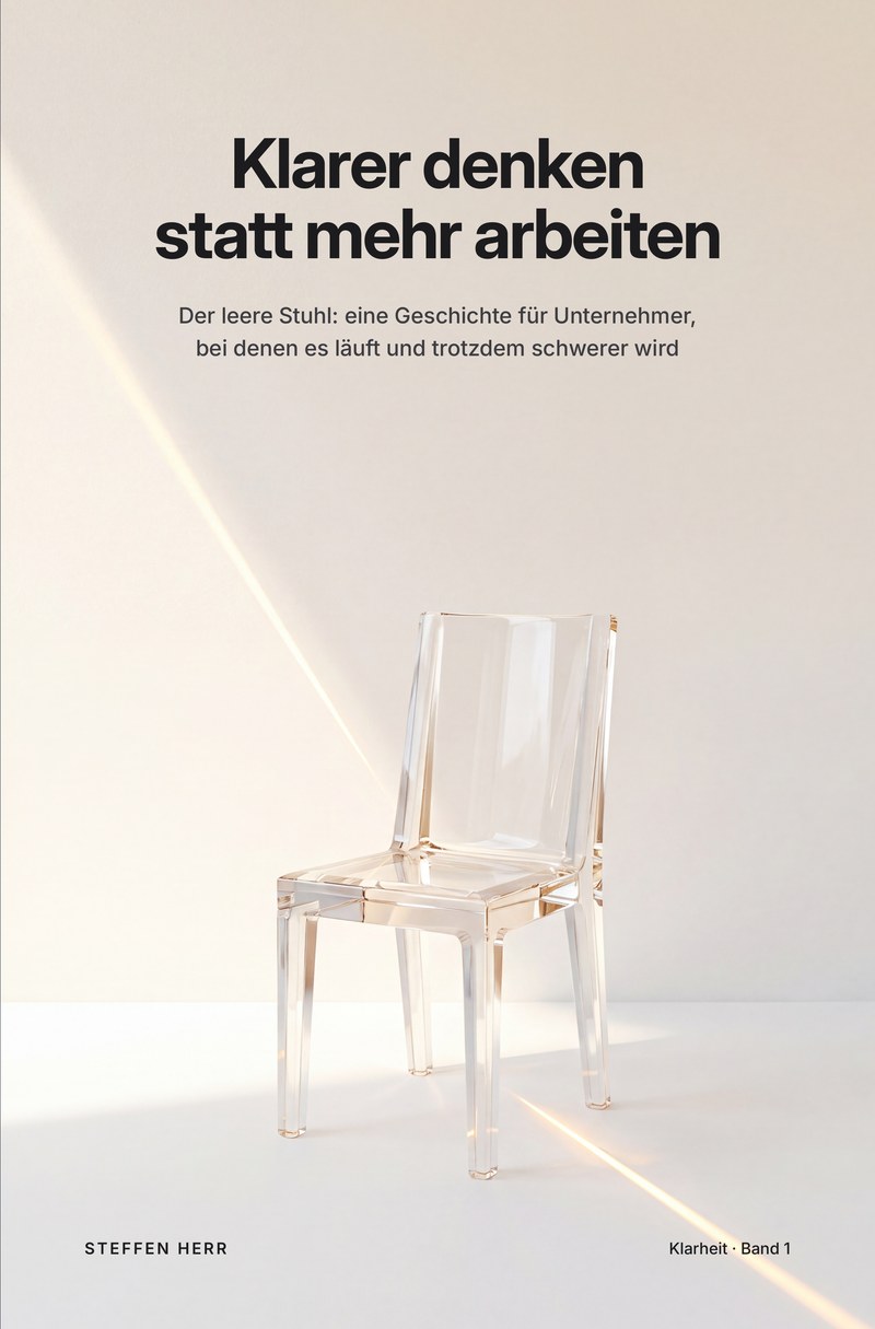 Cover: Klarer denken statt mehr arbeiten