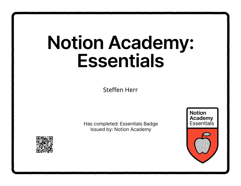 notion essentials