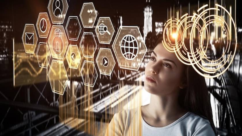 Mitarbeitende arbeiten gemeinsam an einem digitalen Transformationsprojekt und entwickeln Kompetenzen für den Umgang mit neuen Technologien