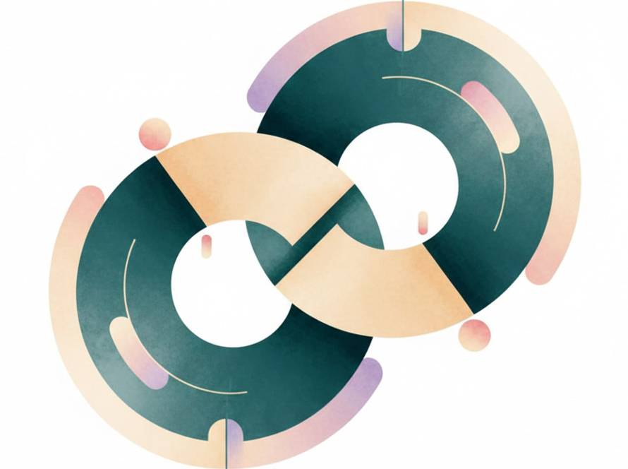 Visualisierung von Unternehmensprozessen auf einem Whiteboard zur Prozessoptimierung und Engpassanalyse