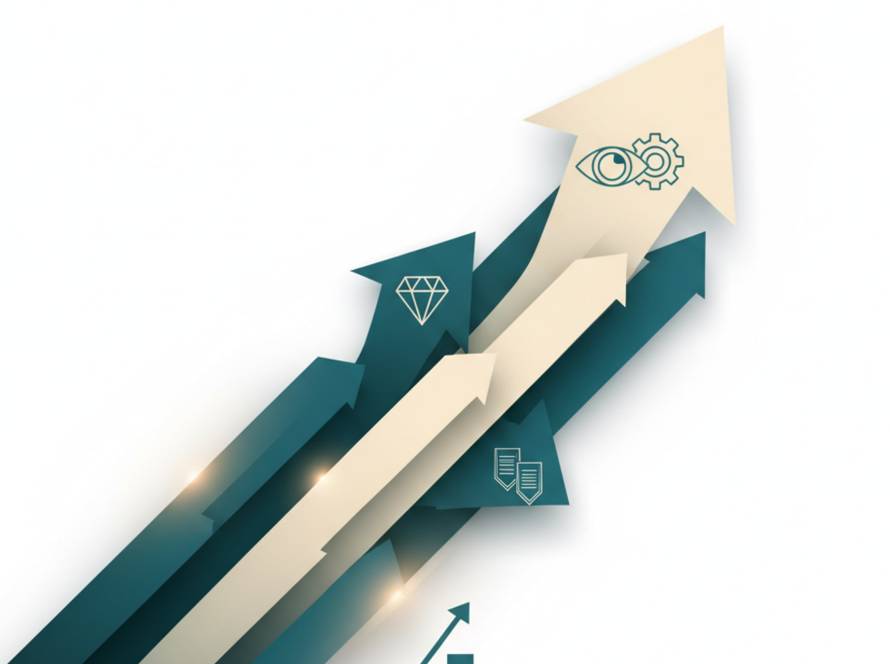 Team visualisiert gemeinsam Unternehmensprozesse auf einem Whiteboard – Prozesstransparenz im KMU