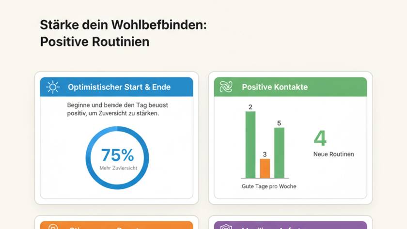 Person lächelt zuversichtlich in die Kamera – Symbol für positive Einstellung und mentale Stärke im Alltag