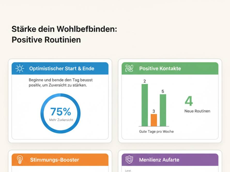 Person lächelt zuversichtlich in die Kamera – Symbol für positive Einstellung und mentale Stärke im Alltag