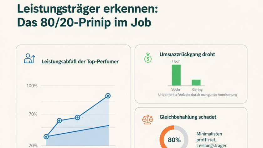 Führungskraft analysiert Teamleistung an einem Whiteboard mit Kennzahlen