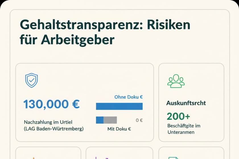Gehaltsmatrix-Dokument auf einem Schreibtisch als Symbol für Entgelttransparenz im Mittelstand