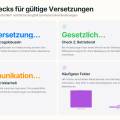 Versetzung in Matrixstrukturen: 3 Pflicht-Checks