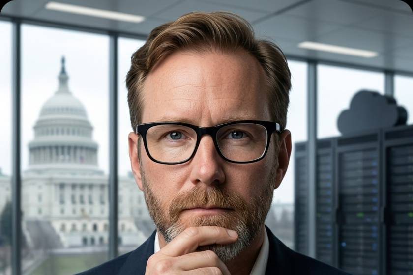 Eine digitale Weltkarte, die Abhängigkeiten von KI-Infrastrukturen und politische Grenzen darstellt.